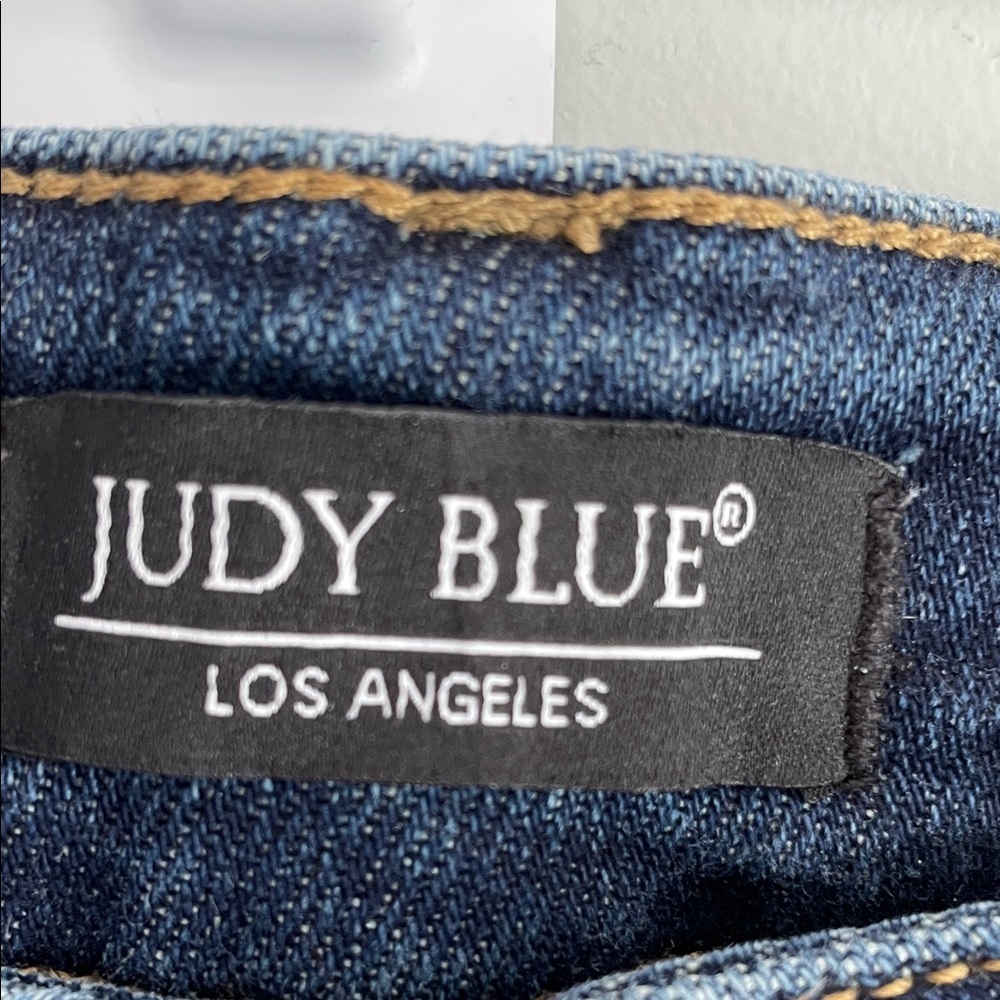 Judy Blue Dark Wash Distressed Skinny Jeans Size 18W - Picture 2 of 13